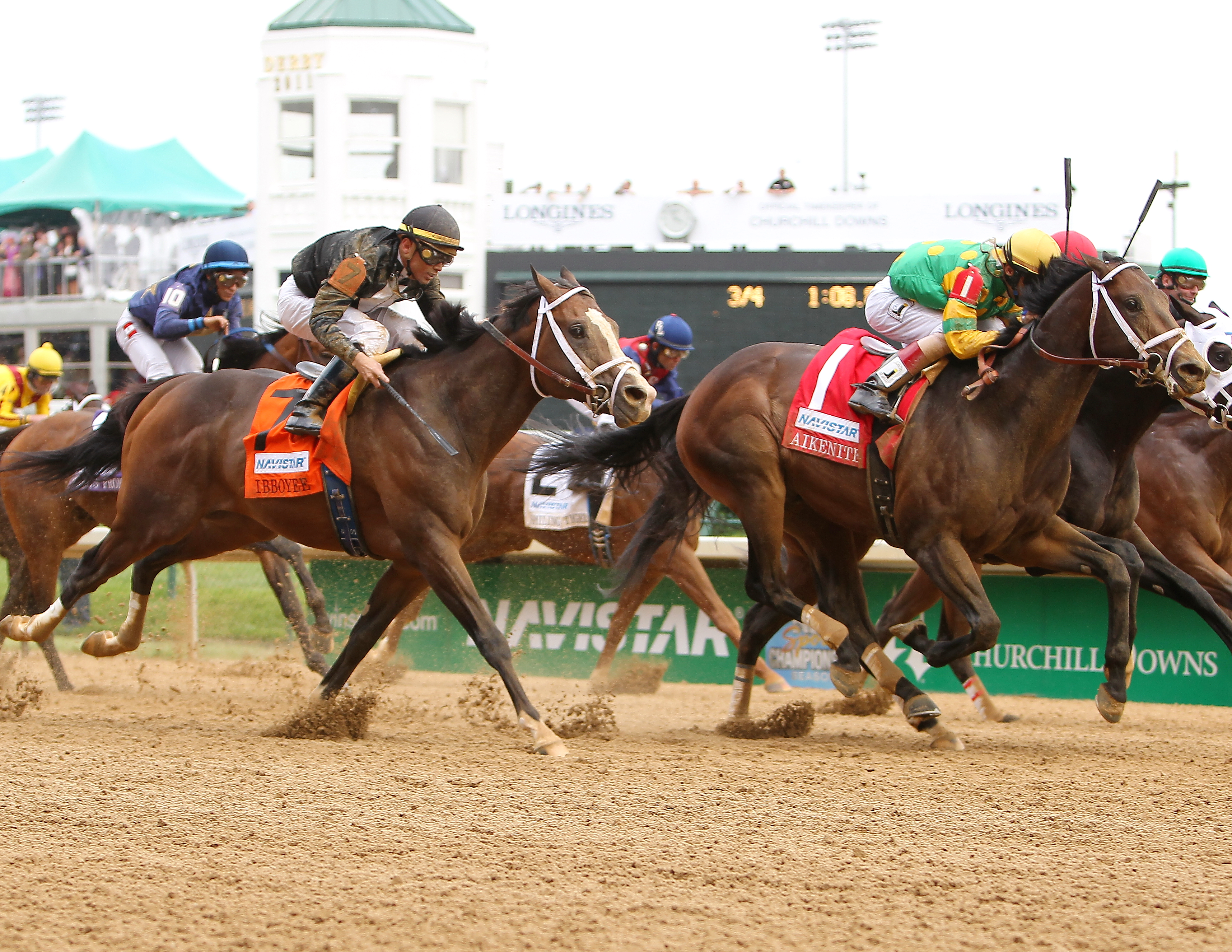 under the twin spires that